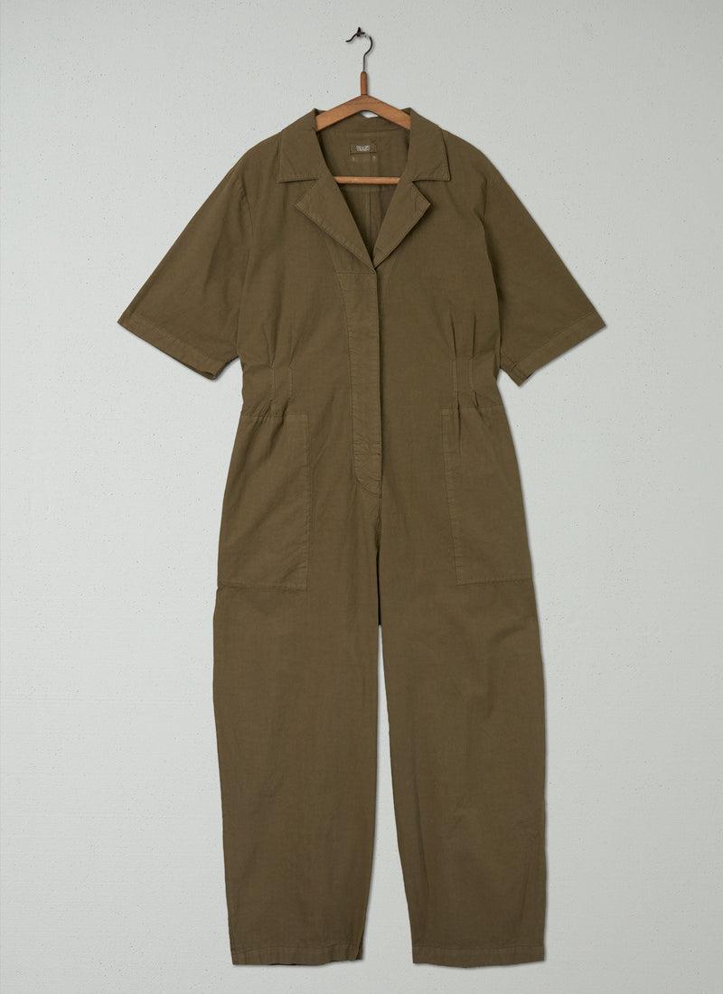 Reworn Cotton Linen Jumpsuit Size 18 (270) | Montella