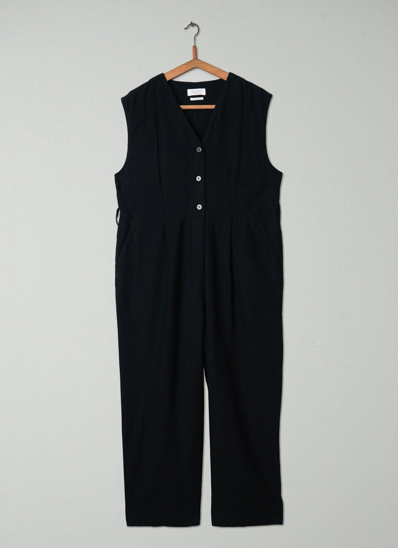Reworn Utility Jumpsuit Size 12 (189) | Black
