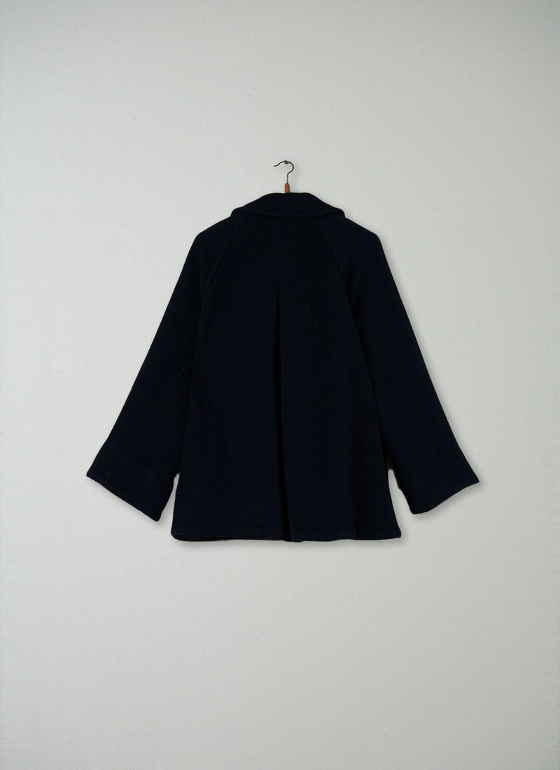 Reworn Peacoat Size 14 (015) | Dark Navy
