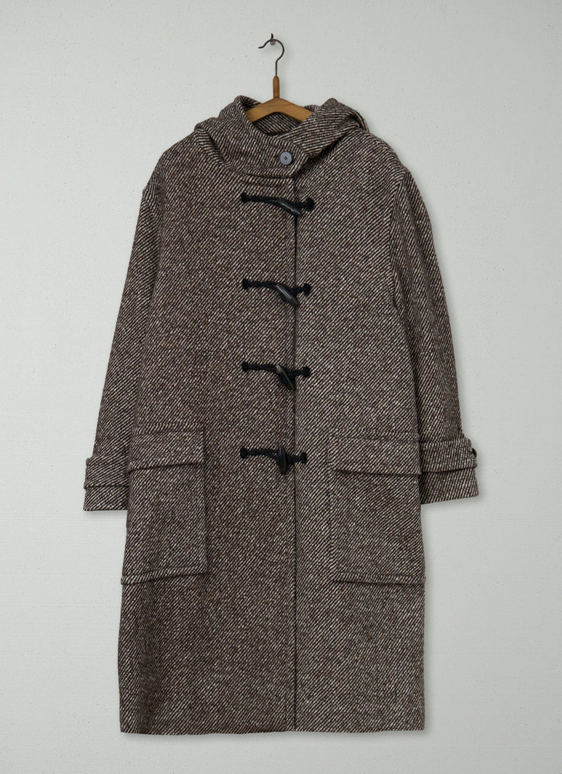 Reworn Twill Duffle Coat Size 6 (124) | Multi