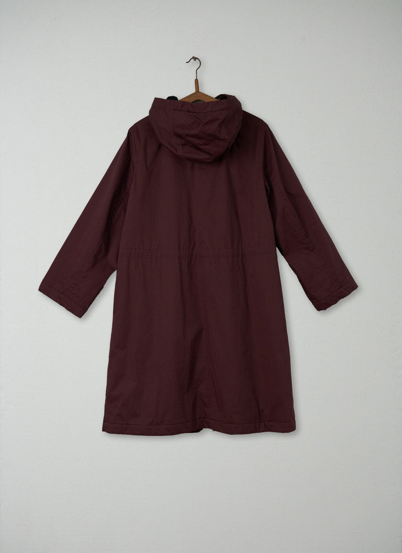 Reworn Cotton Parka Size 10 (009) | Hickory