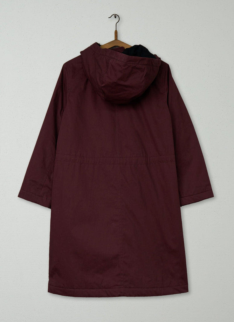 Reworn Cotton Parka Size 12 (190) | Hickory