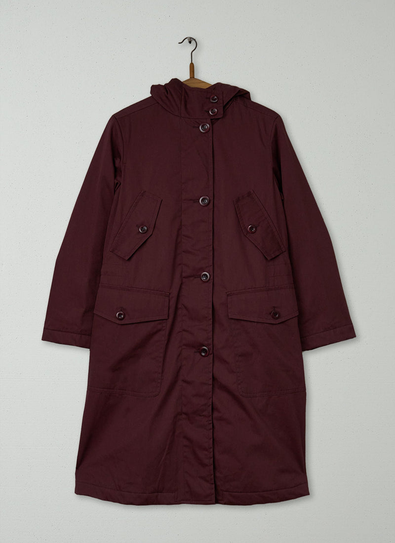 Reworn Cotton Parka Size 6 (135) | Hickory
