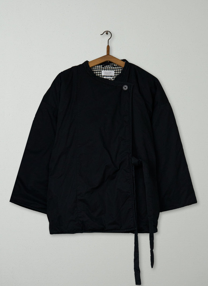 Reworn Short Padded Coat Size XXSXS (160) | Anthracite