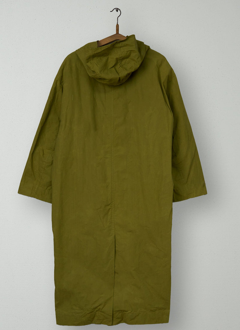Reworn Hooded Parka Size XXSXS (158) | Seaweed