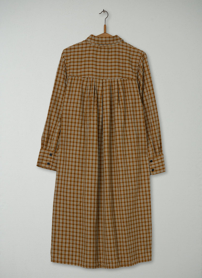 Reworn Check Swingy Shirt Dress Size 6 (1289) | Amber