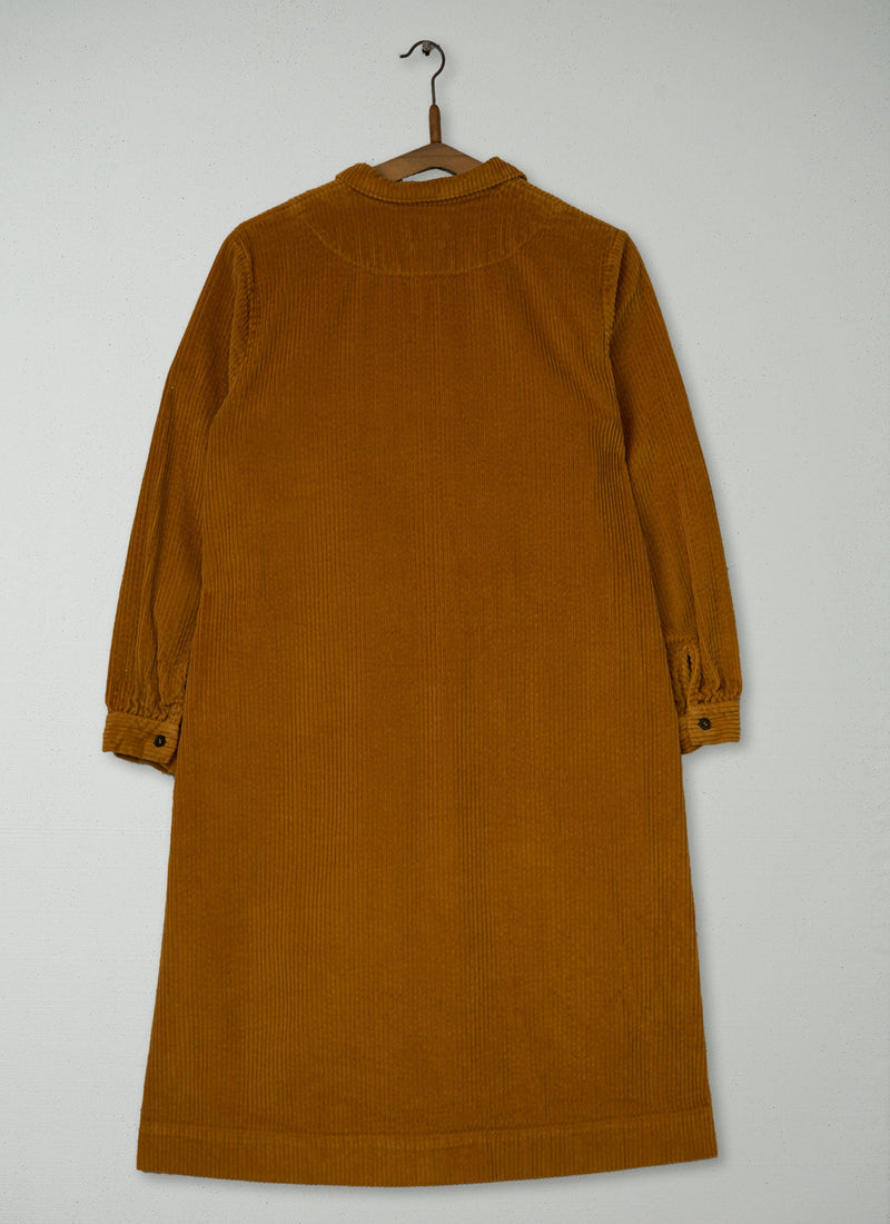 Reworn Cord Tunic Dress Size 10 (1928) | Amber