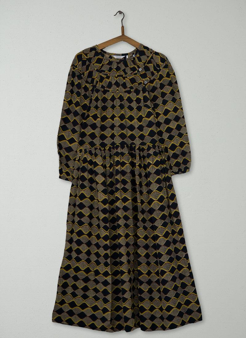 Reworn Vale Print Dress Size 6 (2263) | Multi