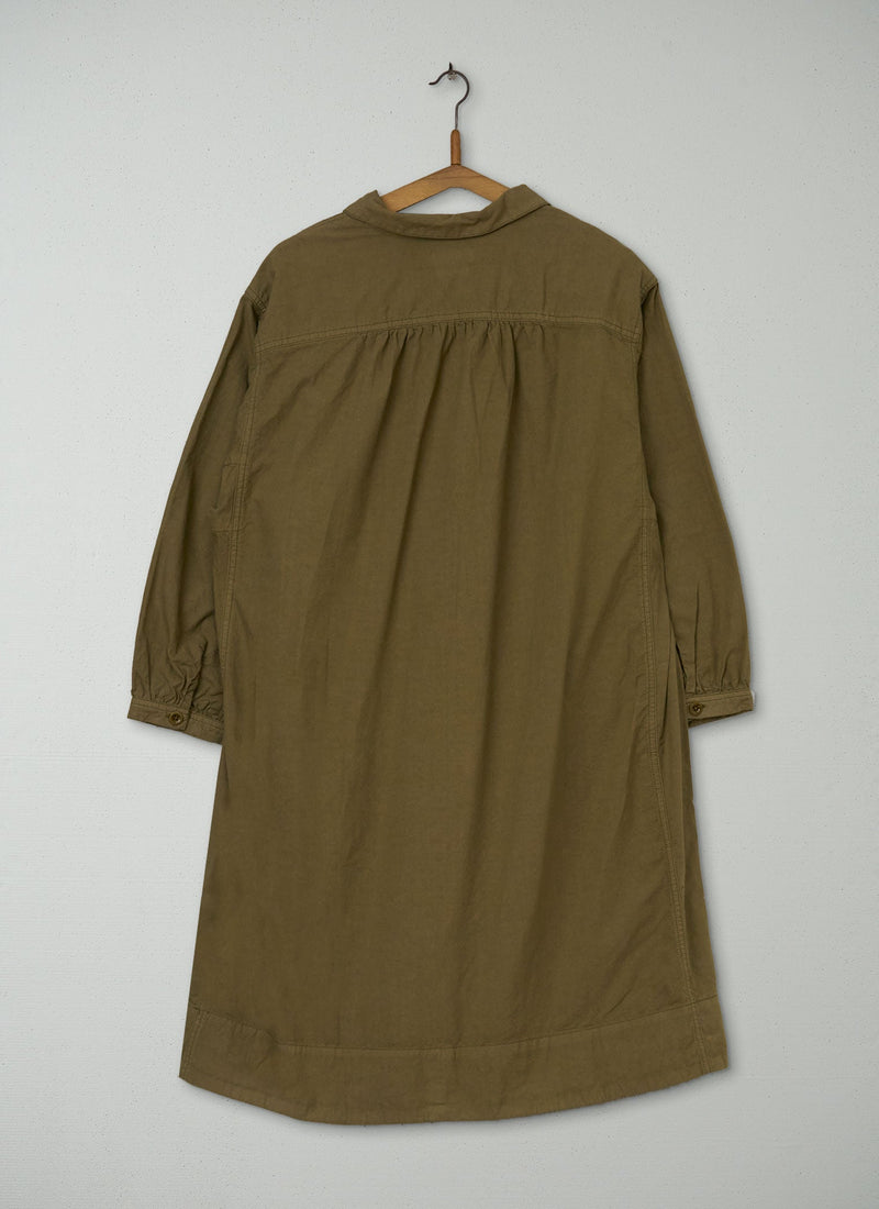Reworn Fine Stripe Cotton Linen Dress Size 6 (1263) | Croft Green