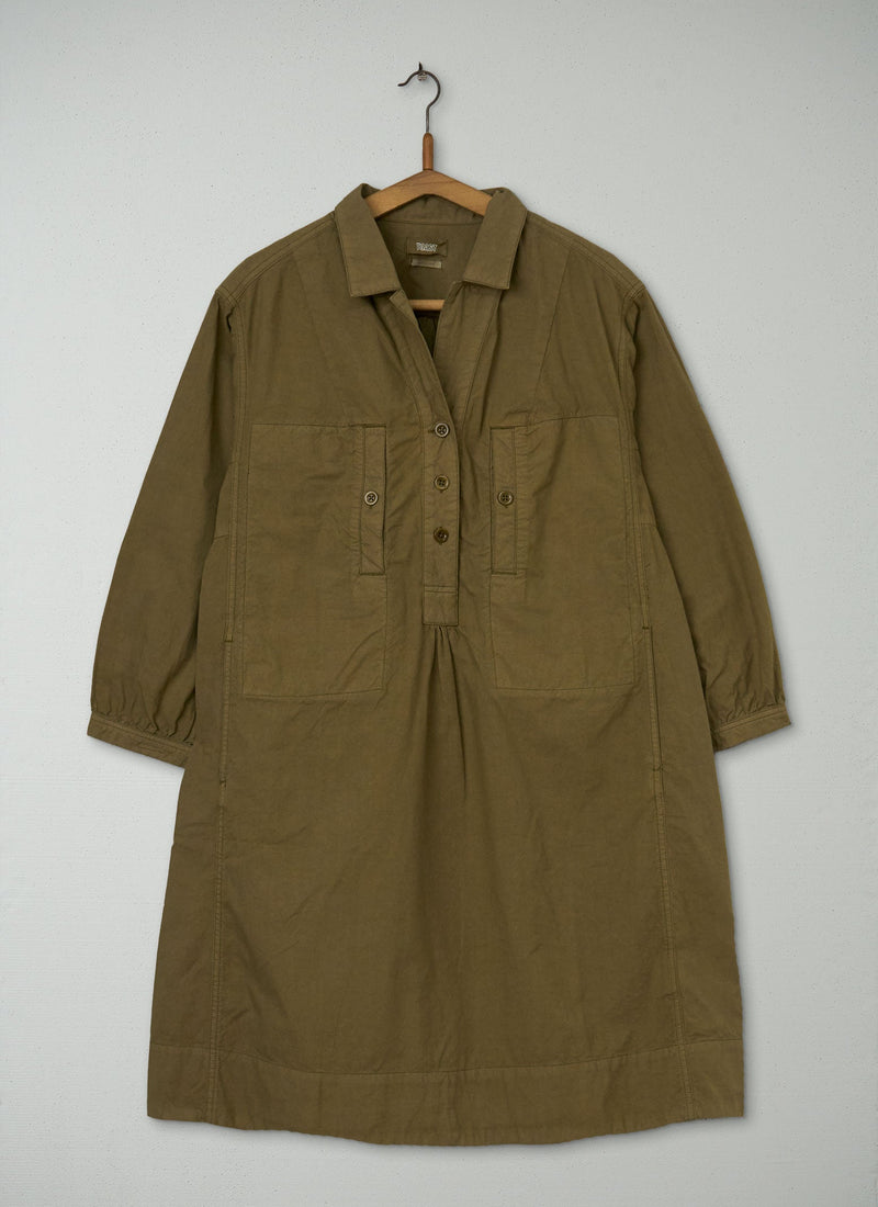 Reworn Fine Stripe Cotton Linen Dress Size 6 (1263) | Croft Green