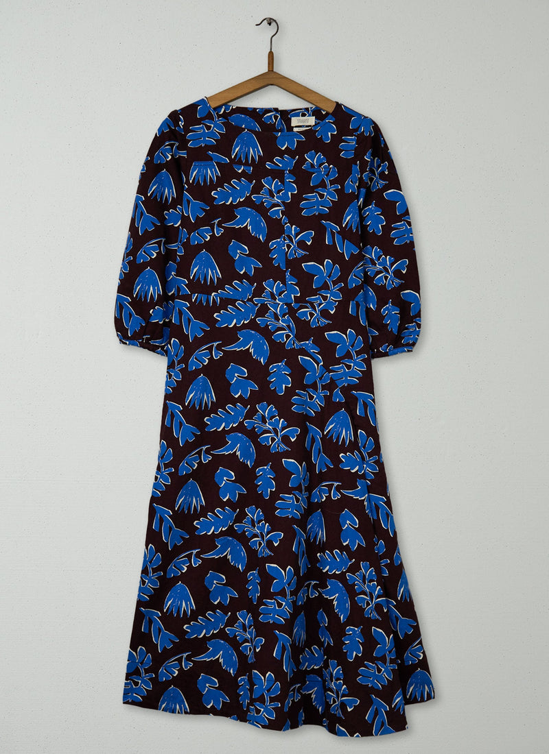 Reworn Floral Twill Dress Size 8 (1498) | Hickory