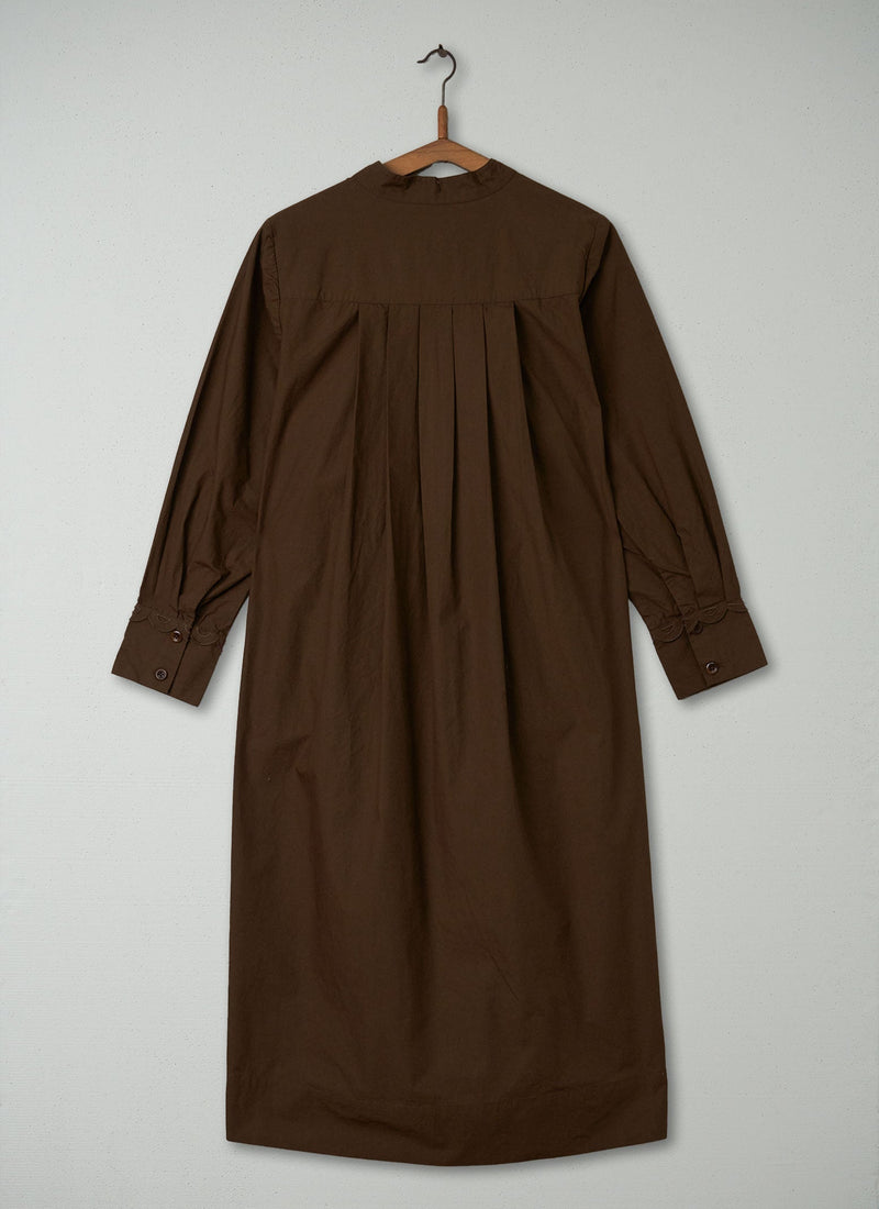 Reworn Broderie Anglaise Dress Size 10 (357) | Conker