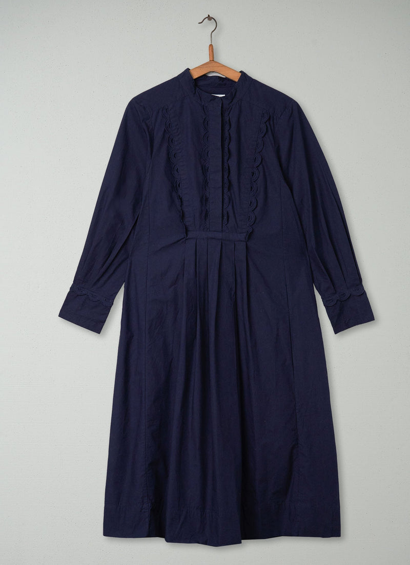 Reworn Broderie Anglaise Dress Size 10 (327) | Slate