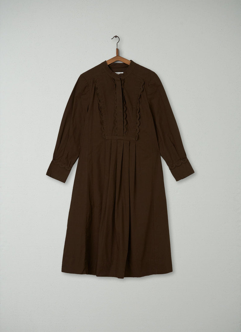 Reworn Broderie Anglaise Dress Size 14 (201) | Conker