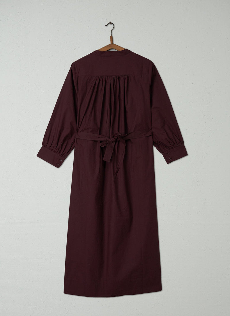Reworn Bib Front Poplin Dress Size 10 (324) | Hickory
