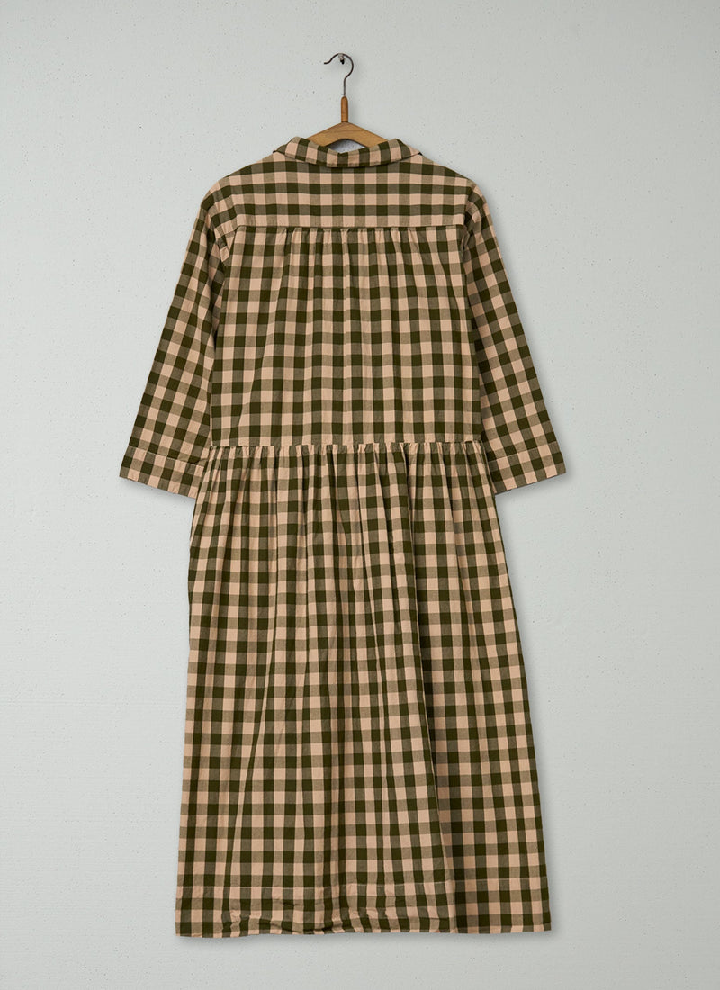Reworn Gingham Dress Size 14 (1440) | Multi
