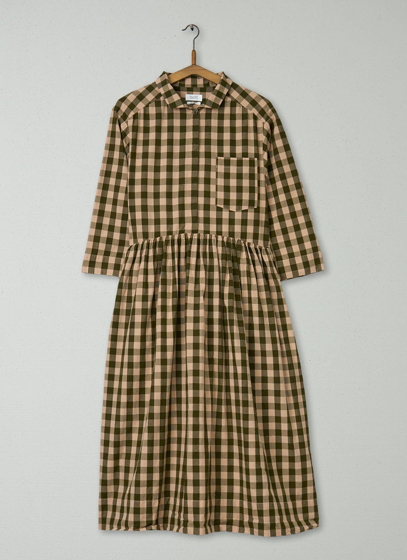 Reworn Gingham Dress Size 14 (1440) | Multi