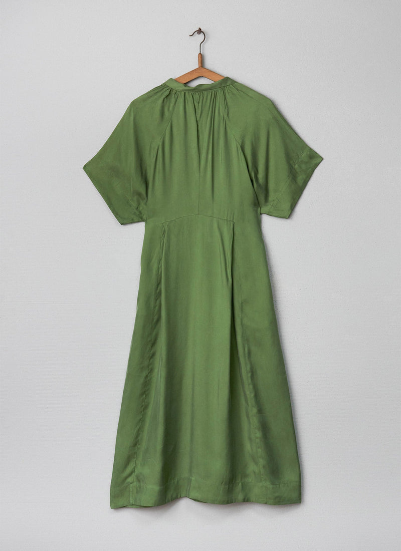 Reworn Twill Dress Size 8 (010) | Fern