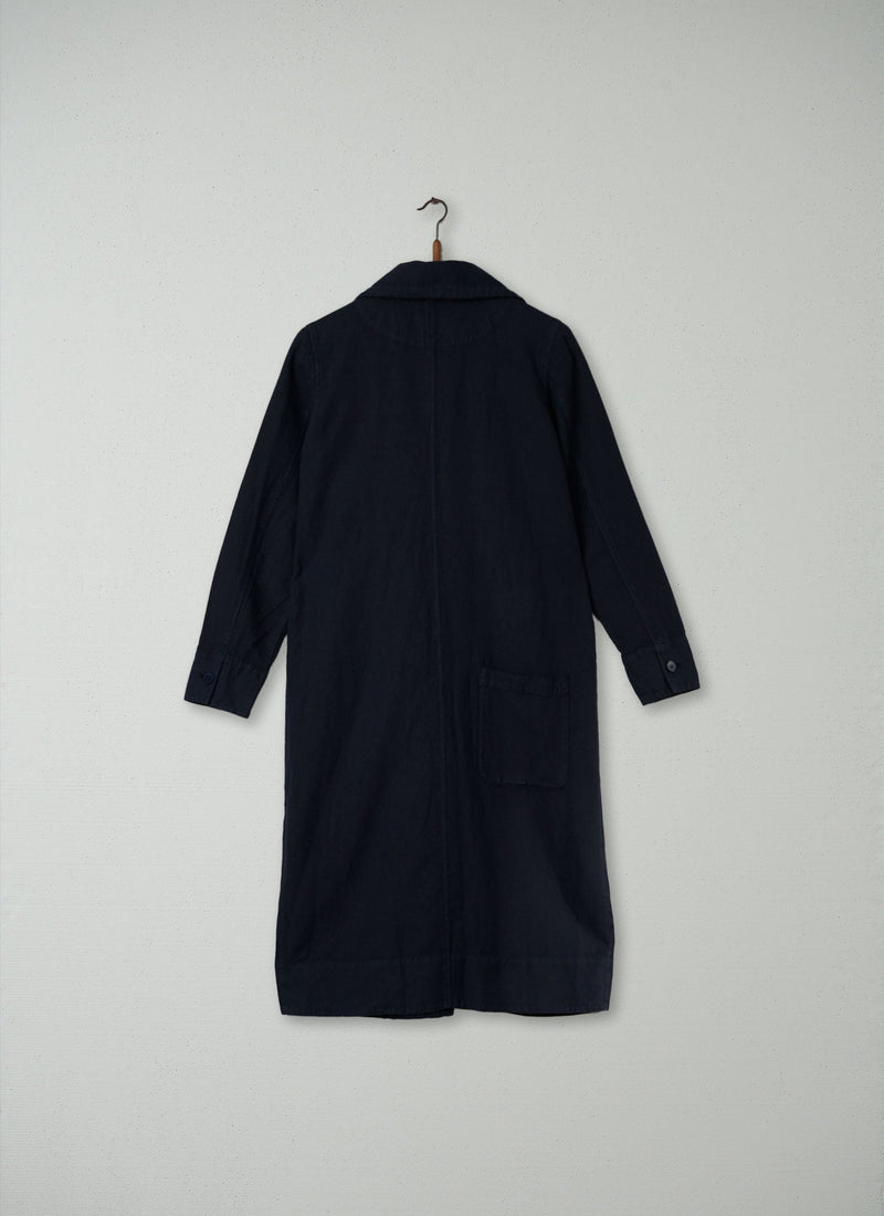 Reworn Drawstring Collar Dress Size XS (279) | Slate
