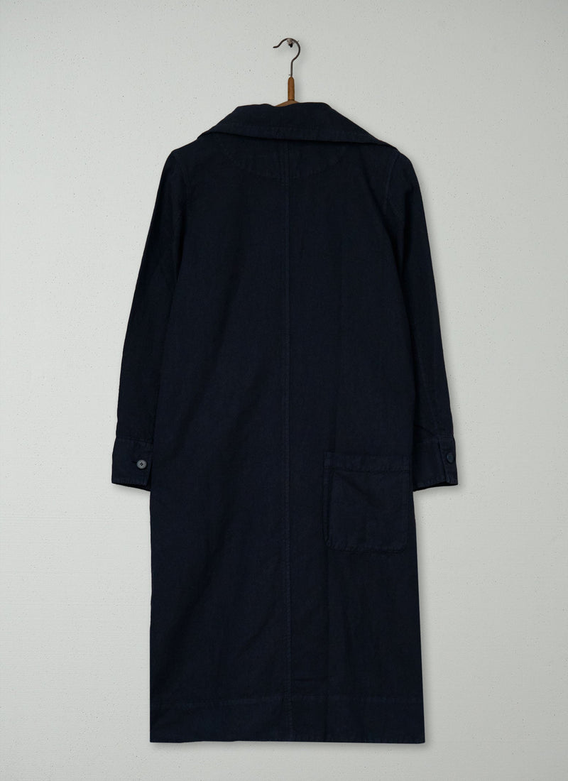 Reworn Drawstring Collar Dress Size XS (1462) | Slate