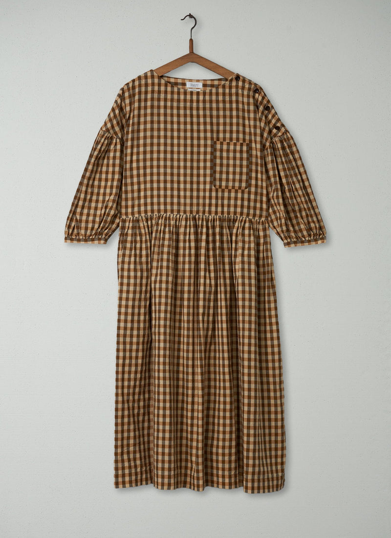 Reworn Gingham Dress Size M (299) | Multi