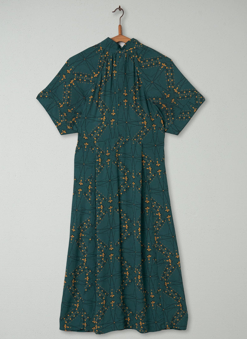Reworn Crepe Print Dress Size S (384) | Multi