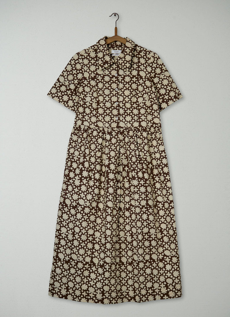 Reworn Cotton Shirt Dress Size 6 (1957) | Bark
