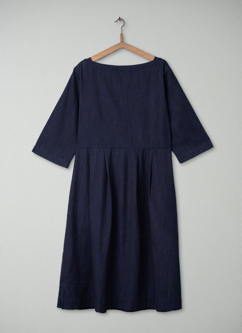 Reworn Franca Dress Size 14 (414) | Indigo