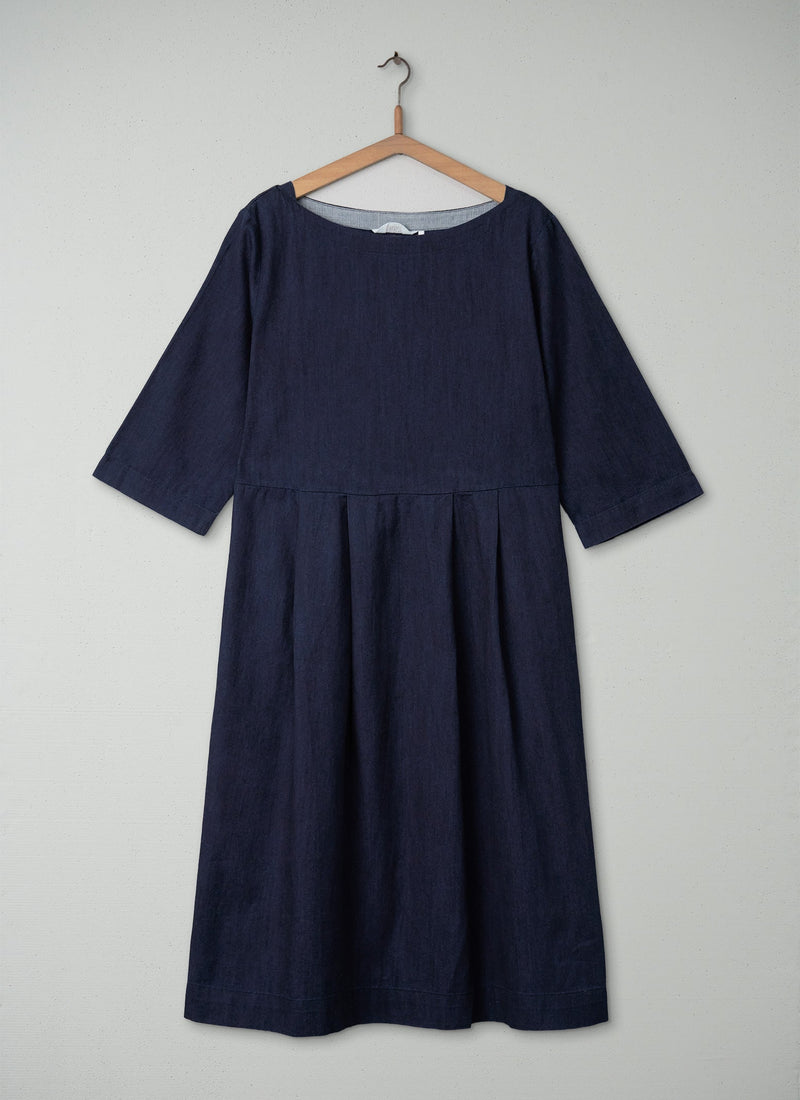 Reworn Franca Dress Size 14 (414) | Indigo