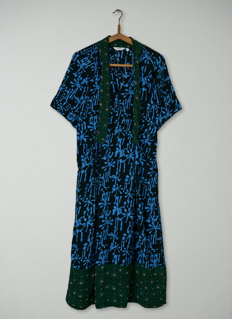 Reworn Abstract Print Dress Size S (1300) | Multi