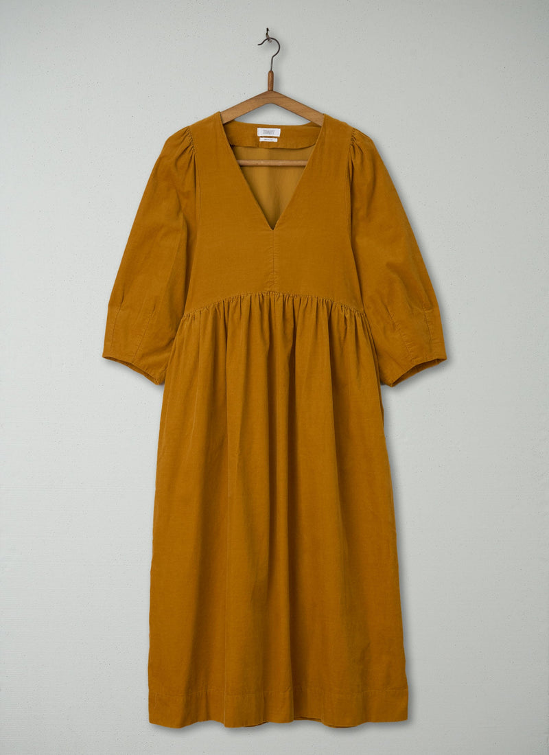 Reworn Maya Needlecord Dress Size XS (1616) | Bonfire