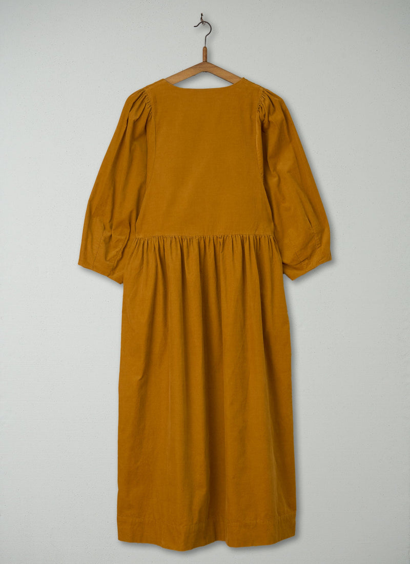 Reworn Maya Needlecord Dress Size XS (2182) | Bonfire