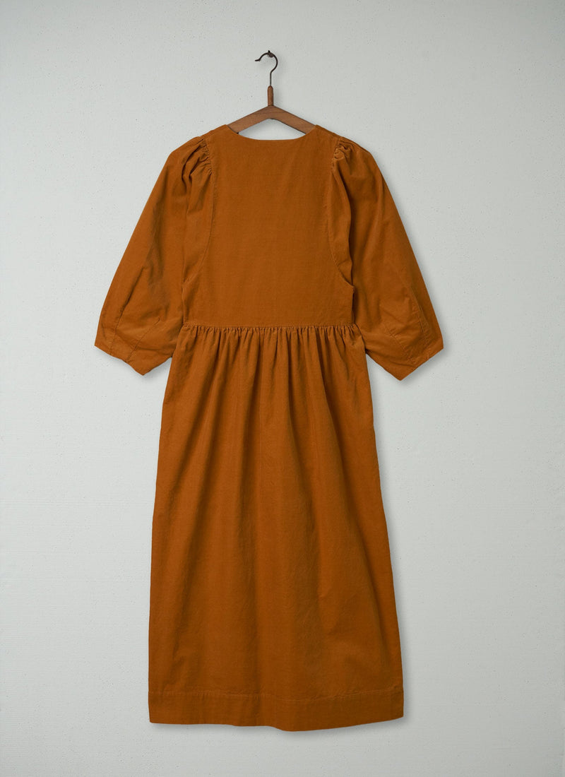 Reworn Cotton Needlecord Dress Size XS (323) | Bonfire