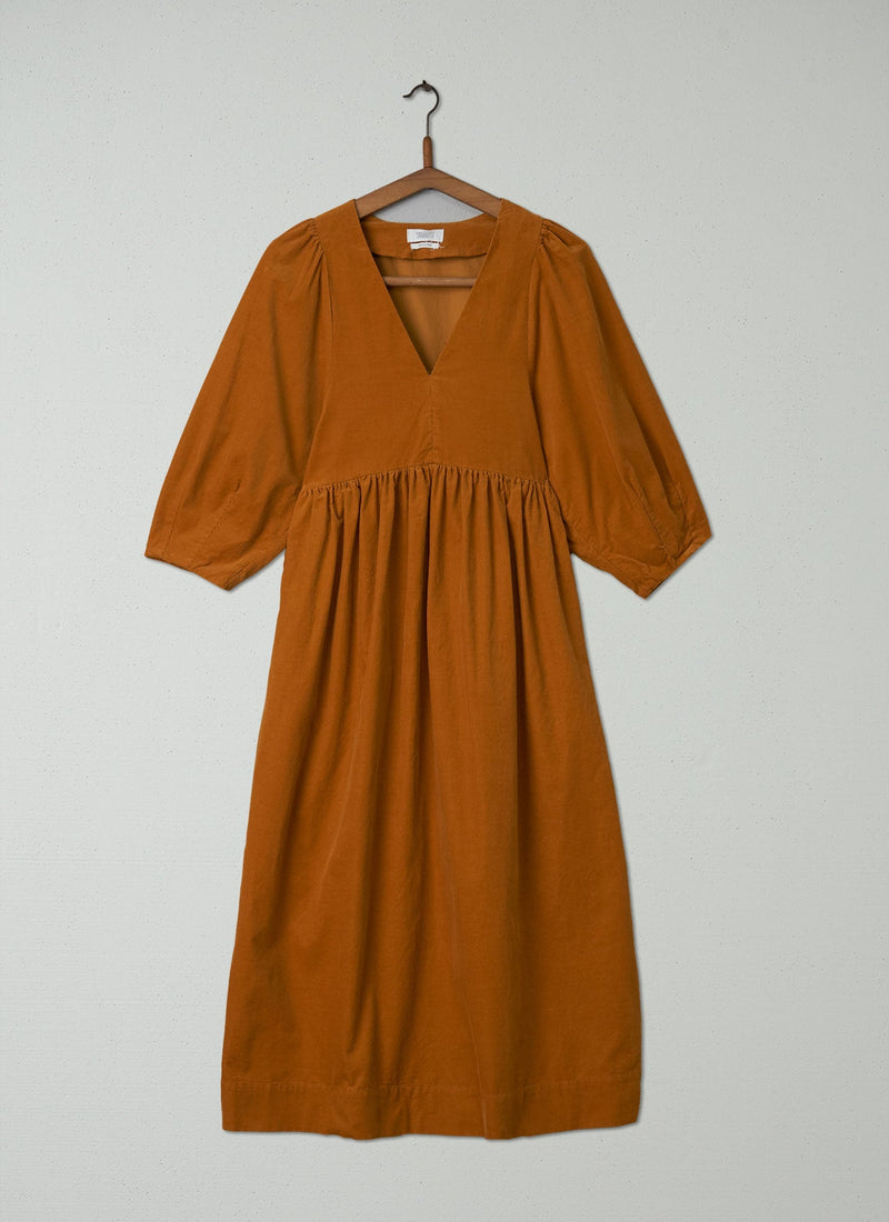 Reworn Cotton Needlecord Dress Size XS (323) | Bonfire