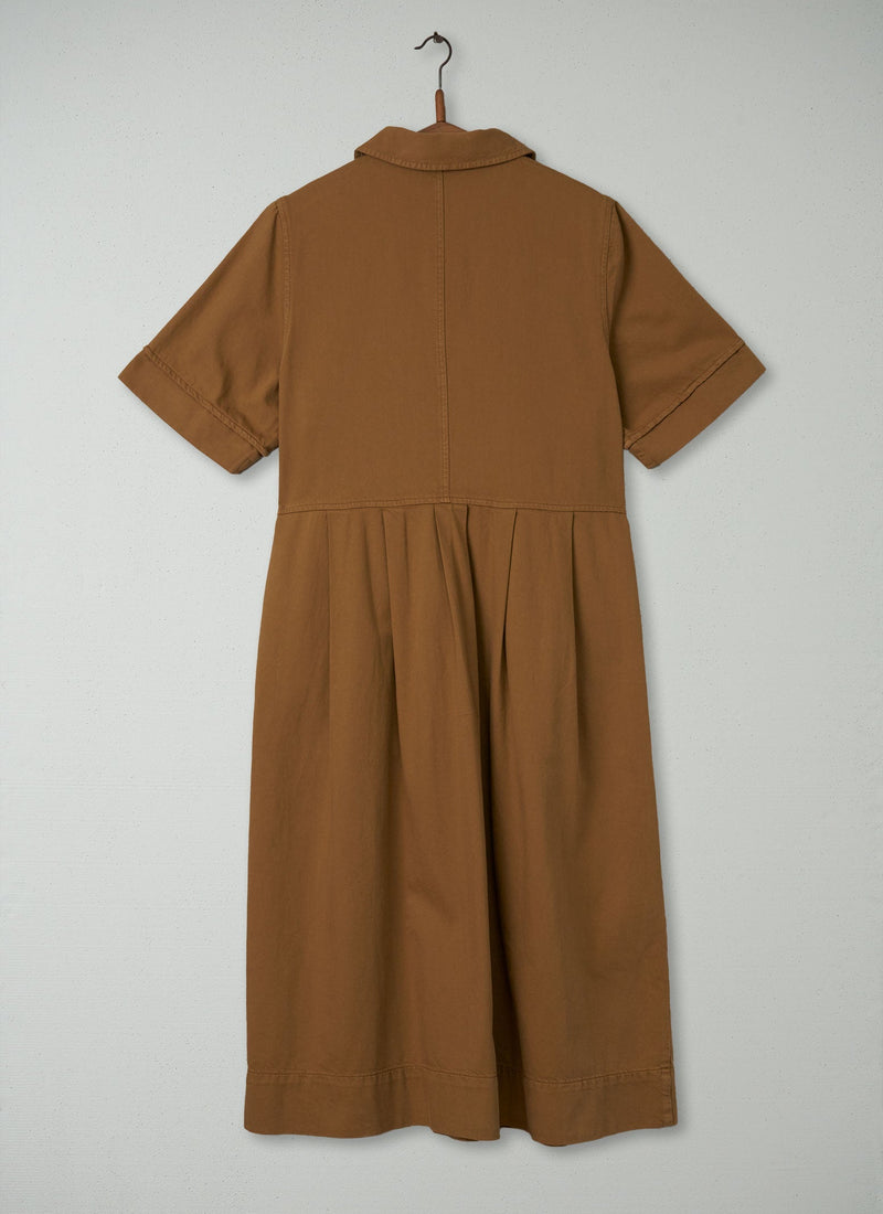 Reworn Lightweight Denim Dress Size 12 (281) | Walnut