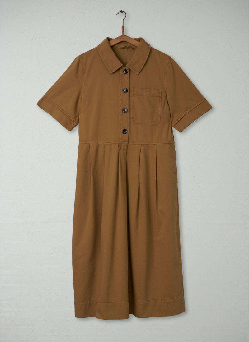 Reworn Lightweight Denim Dress Size 6 (2171) | Walnut