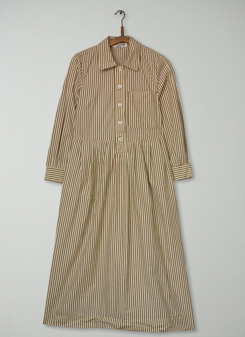 Reworn Stripe Poplin Dress Size XXS (2188) | Multi