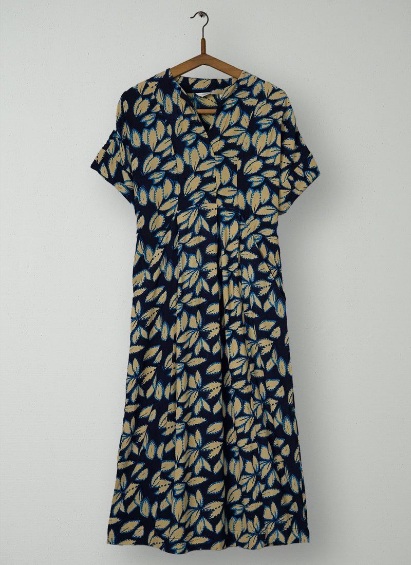 Reworn Bryn Leaf Print Dress Size XS (1597) | Multi
