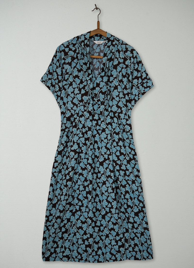 Reworn Bryn Tie Neck Dress Size S (2013) | Multi