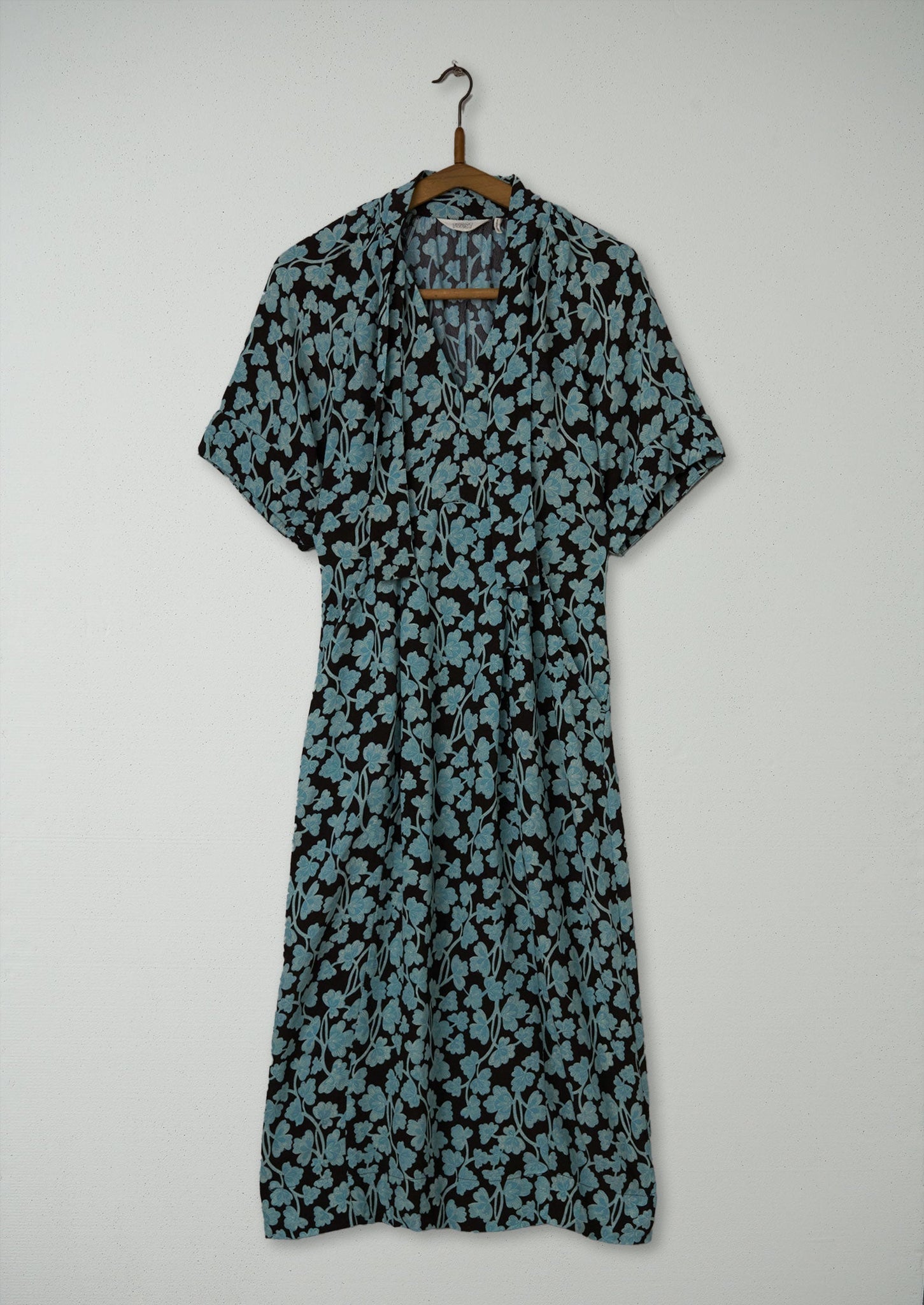 Reworn Bryn Tie Neck Dress Size XS (982) | Multi