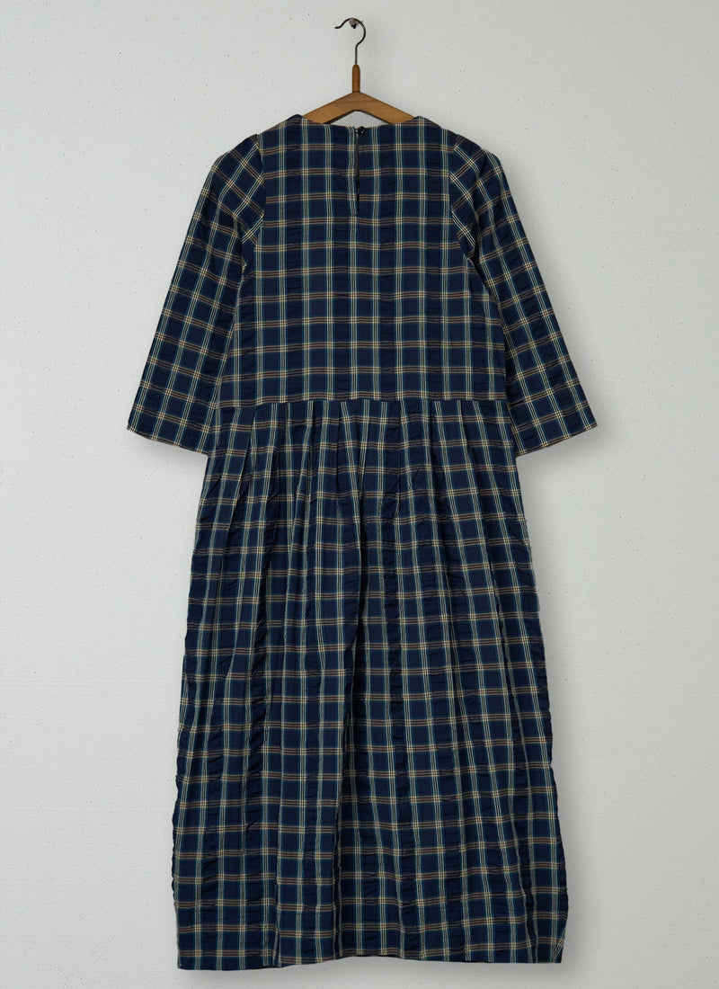 Reworn Check Cotton Dress Size 8 (1593) | Multi