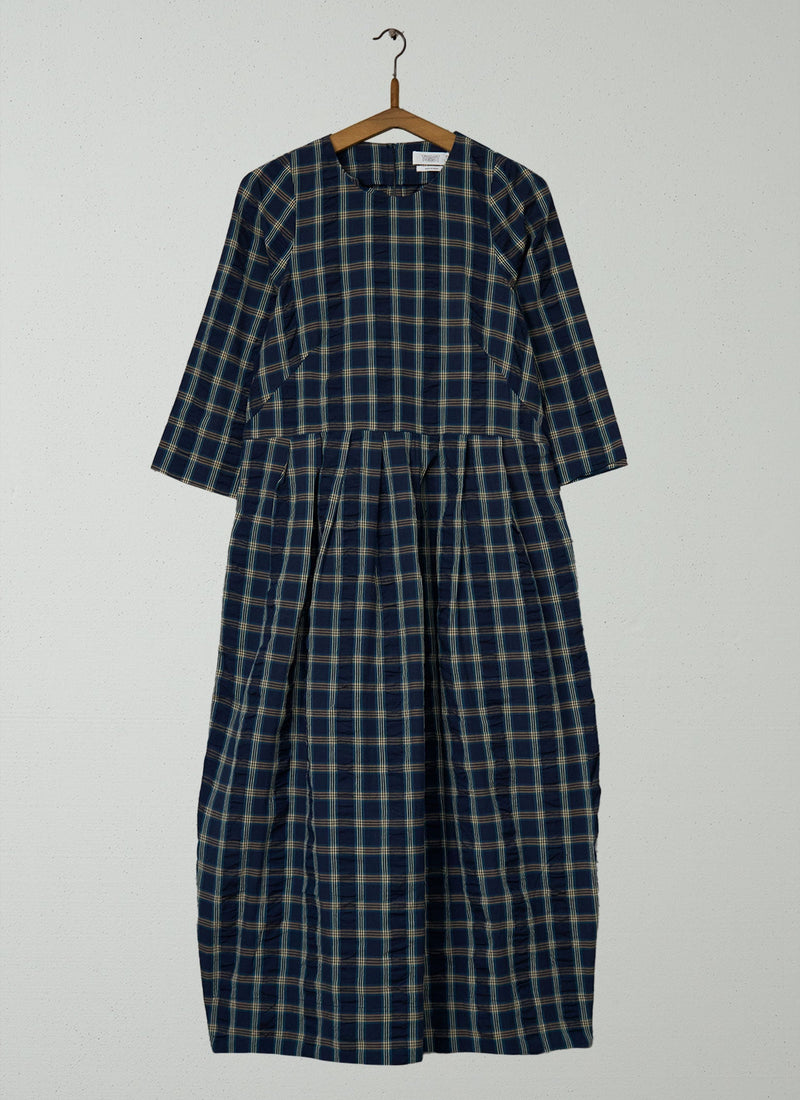 Reworn Check Cotton Dress Size 8 (1593) | Multi
