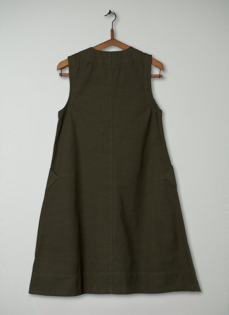 Reworn Button A Line Dress Size S (446) | Artichoke