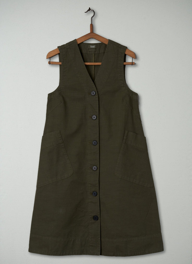Reworn Button A Line Dress Size S (446) | Artichoke
