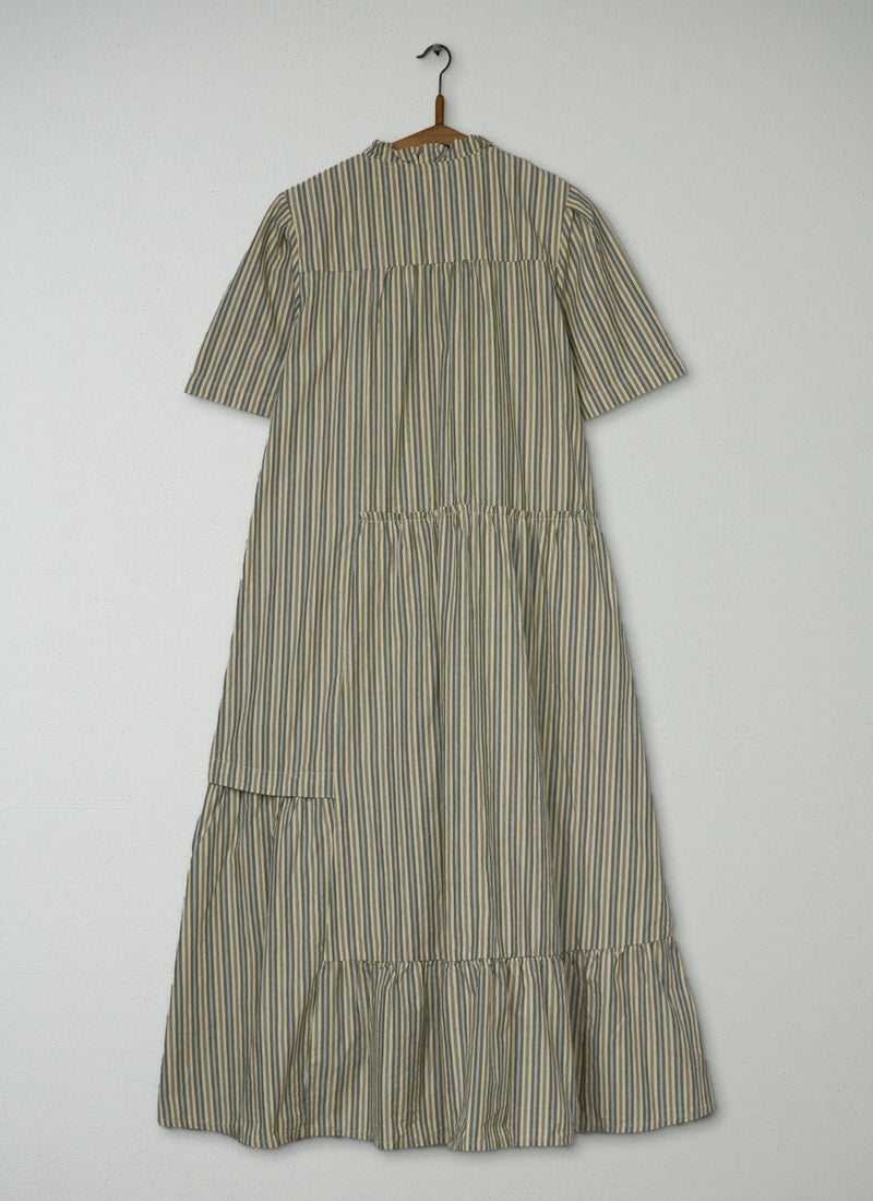 Reworn Crinkle Poplin Dress Size 10 (1886) | Multi