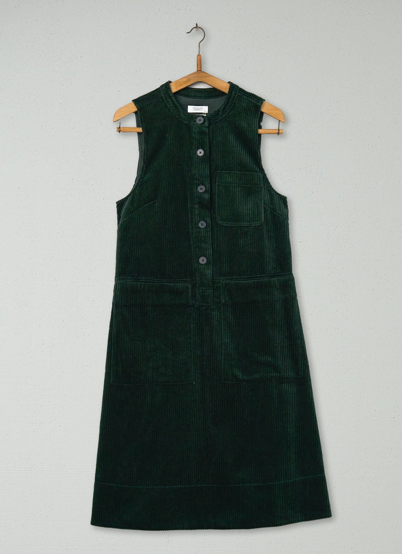 Reworn Organic Cord Tunic Dress Size XXS (1159) | Oil