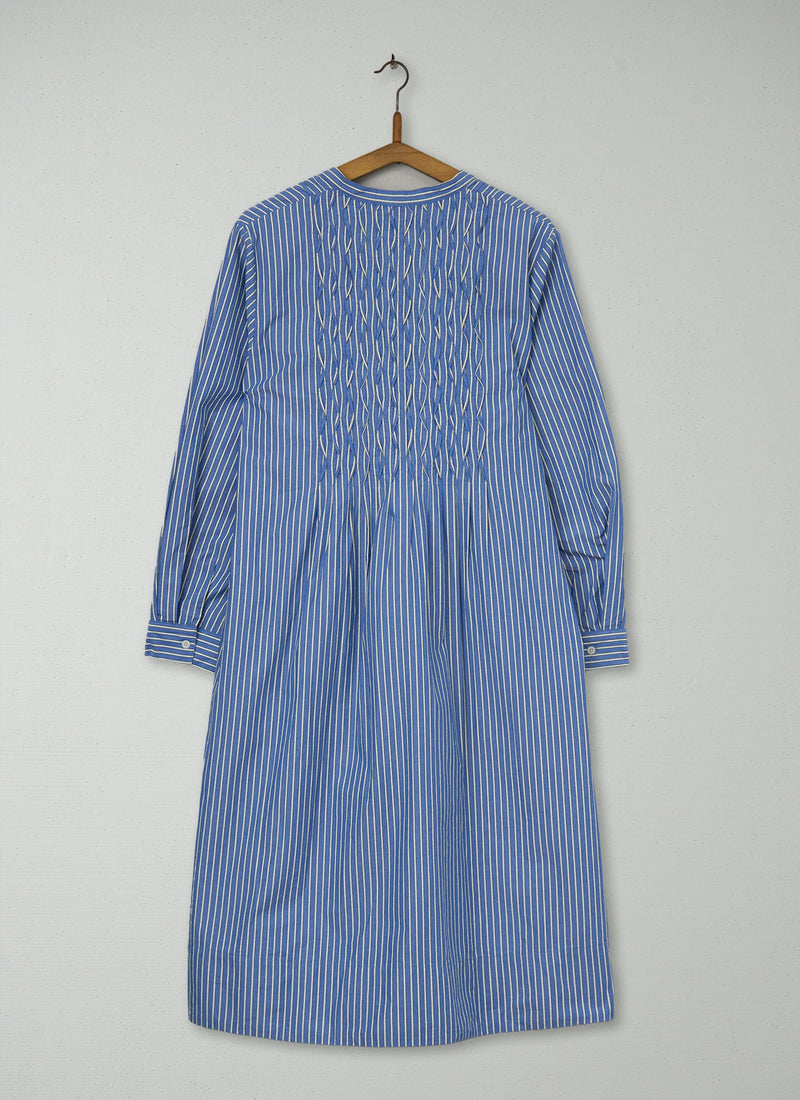 Reworn Pintuck Cotton Dress Size 10 (1301) | Multi
