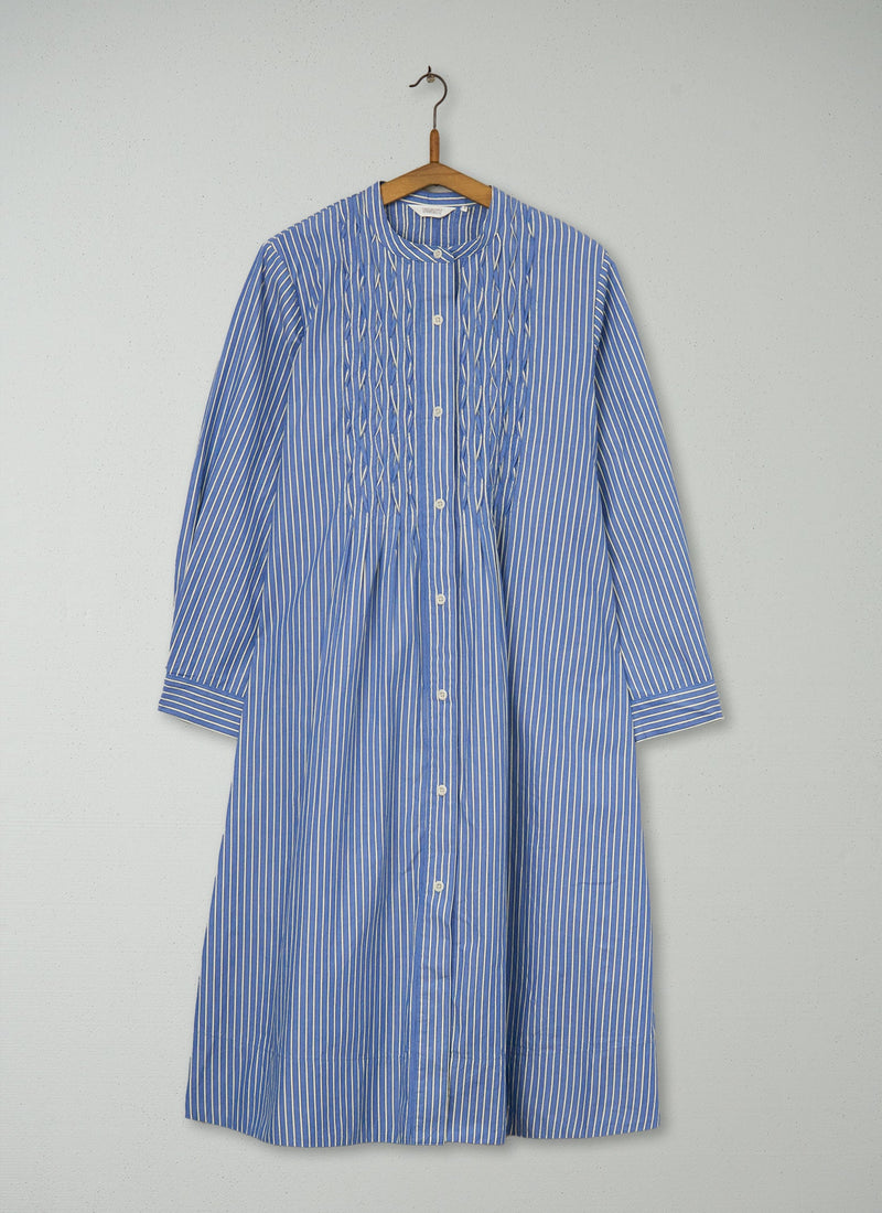 Reworn Pintuck Cotton Dress Size 10 (1301) | Multi