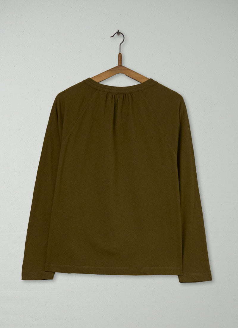 Reworn Cotton Linen Jersey Smock Size S (098) | Montella