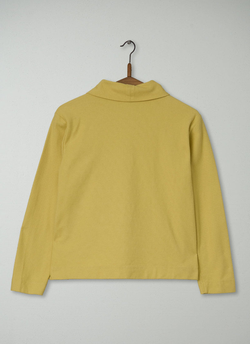 Reworn Cotton Pique Shirt Size M (085) | Grapefruit